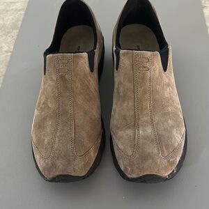Hush puppies Tan Suede Loafers